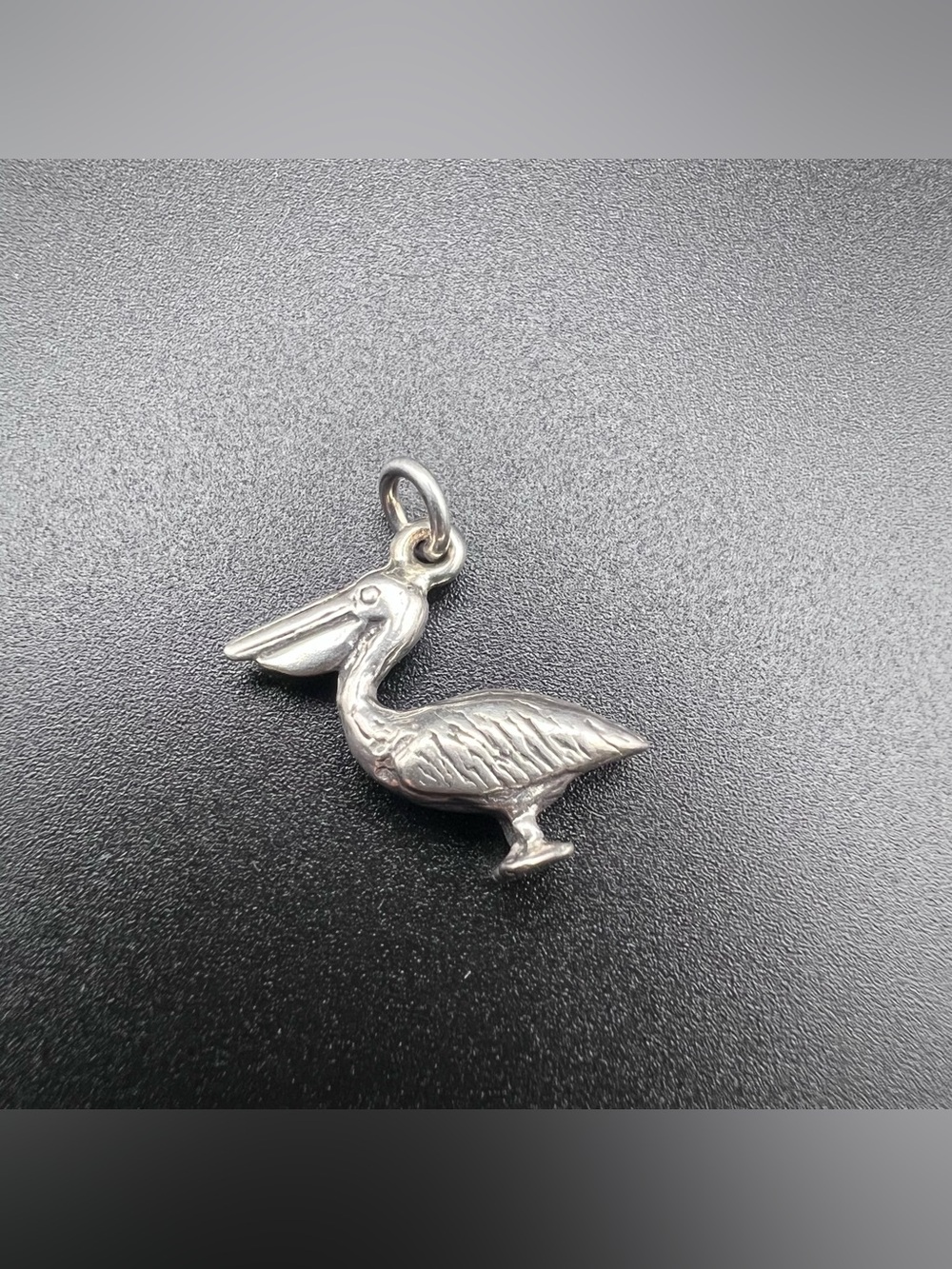 Sterling Silver Pelican Charm - Picture 2 of 4